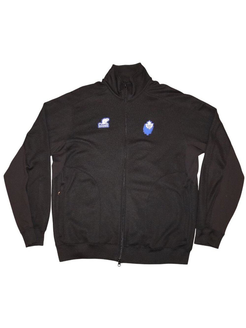 Toronto Maple Leafs Roots Sporting Goods Full Zip Jacket Large Made in Canada